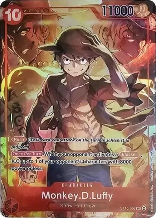 Monkey.D.Luffy (Treasure Booster Set) ST10-006