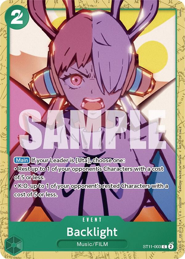 Backlight (Starter Deck 11: Uta Deck Battle) ST11-003