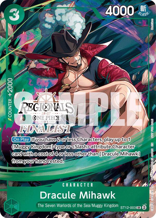Dracule Mihawk (Regionals Finalist Card Set 26-27) ST12-003