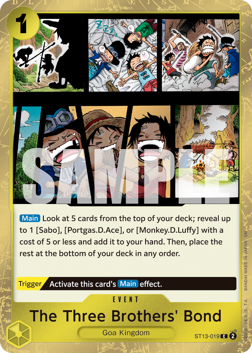The Three Brothers' Bond (Pirate Foil) ST13-019