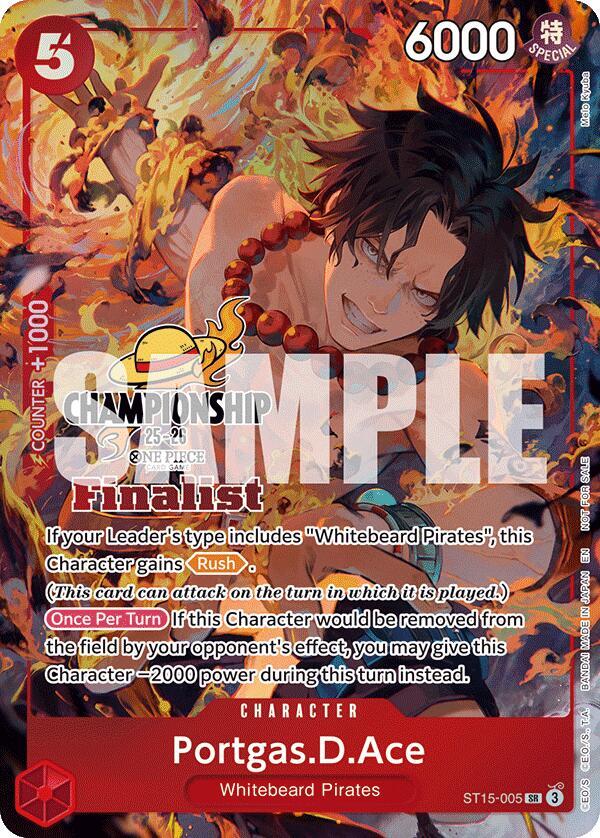 Portgas.D.Ace (CS 25-26 Finalist Card Set 1) ST15-005