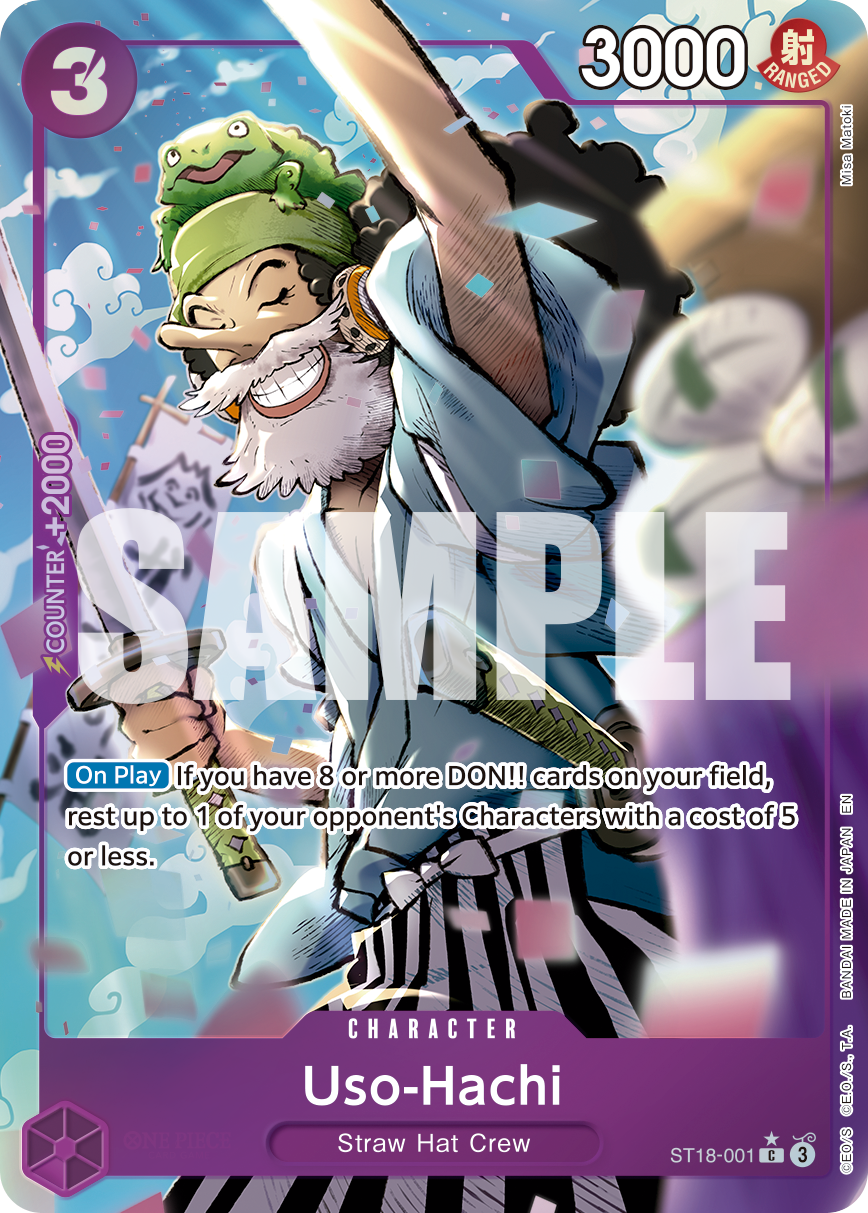 Uso-Hachi (Alternate Art) ST18-001