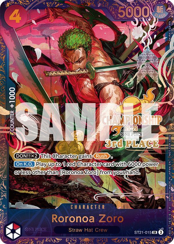 Roronoa Zoro (CS 25-26 3rd Place) ST21-015