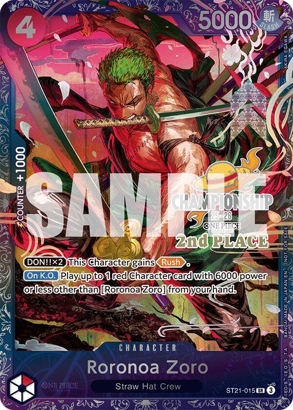 Roronoa Zoro (CS 25-26 2nd Place) ST21-015