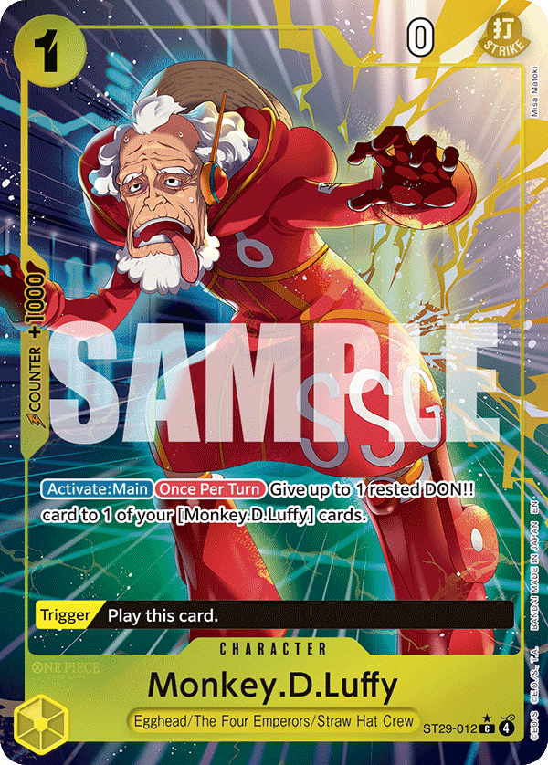 Monkey.D.Luffy (012) (Full Art) ST29-012