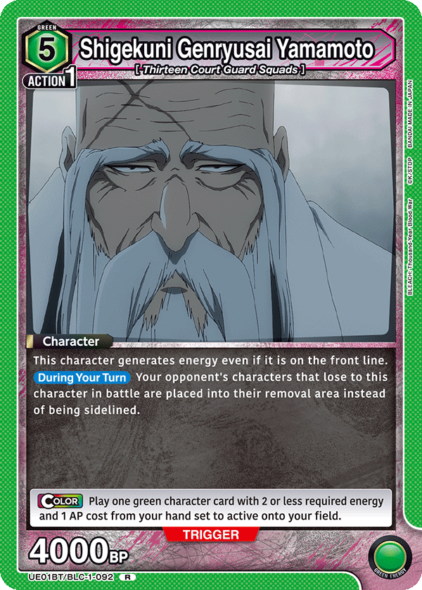 Shigekuni Genryusai Yamamoto UE01BT/BLC-1-092