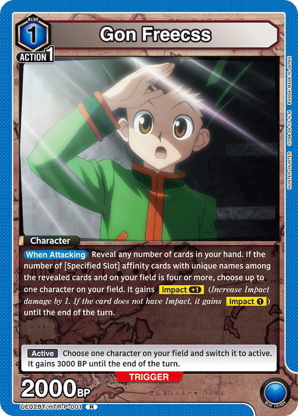Gon Freecss UE02BT/HTR-P-001