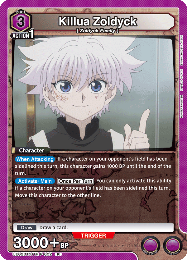 Killua Zoldyck UE02BT/HTR-P-002