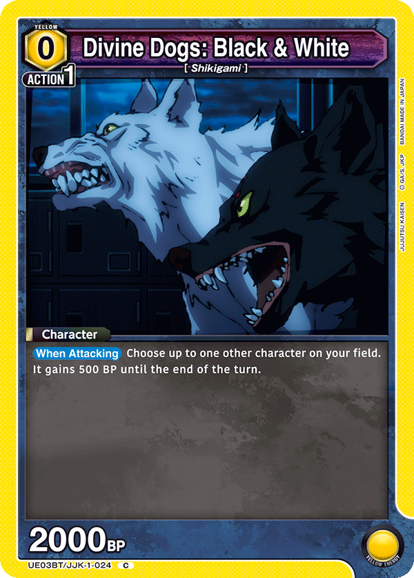 Divine Dogs: Black & White UE03BT/JJK-1-024