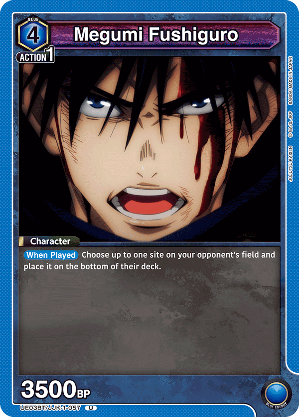 Megumi Fushiguro UE03BT/JJK-1-057