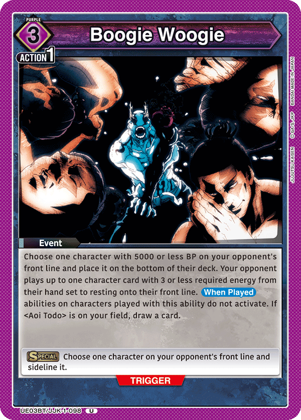Boogie Woogie UE03BT/JJK-1-098