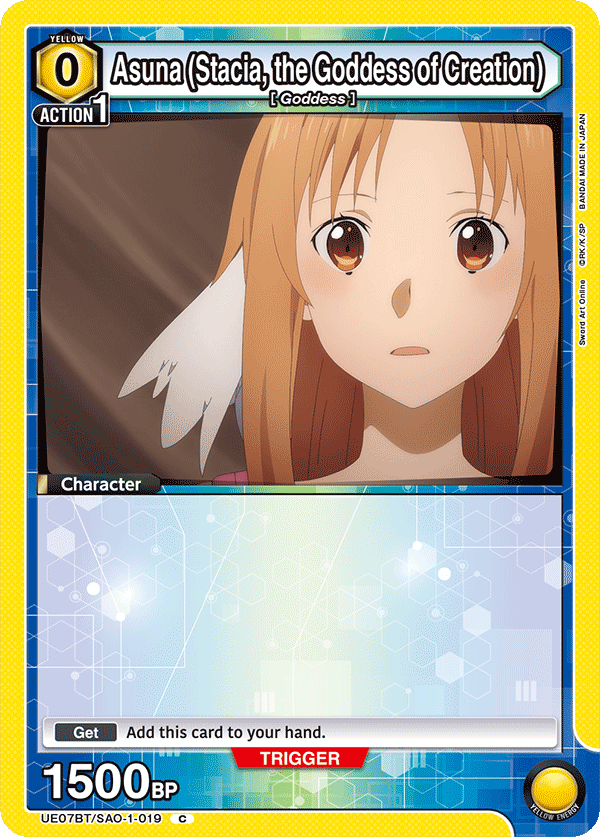 Asuna (Stacia, the Goddess of Creation) UE07BT/SAO-1-019