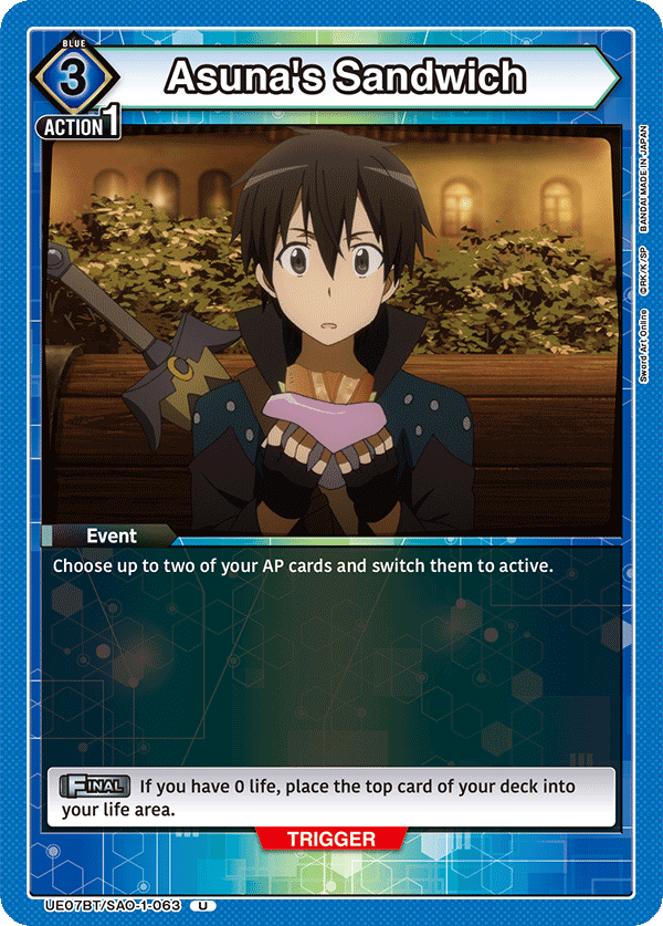 Asuna's Sandwich UE07BT/SAO-1-063
