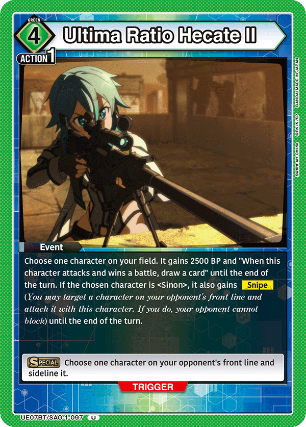 Ultima Ratio Hecate II UE07BT/SAO-1-097