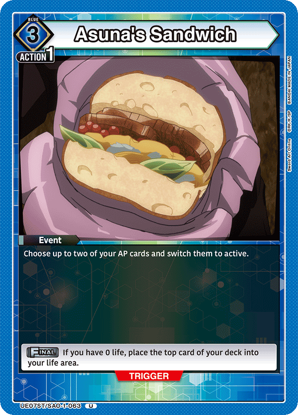 Asuna's Sandwich UE07ST/SAO-1-063