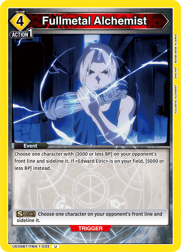 Fullmetal Alchemist UE09BT/FMA-1-033