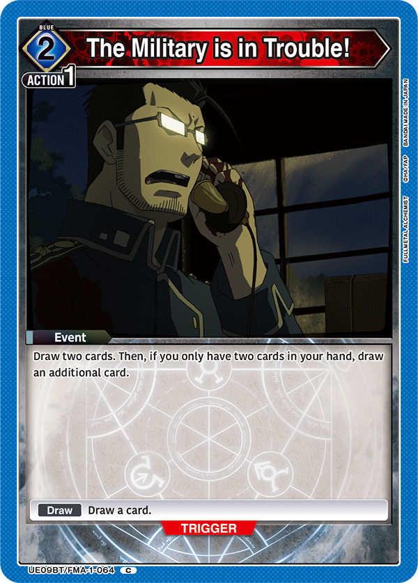 The Military is in Trouble! UE09BT/FMA-1-064