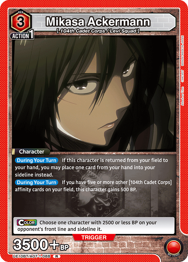 Mikasa Ackermann UE10BT/AOT-1-088