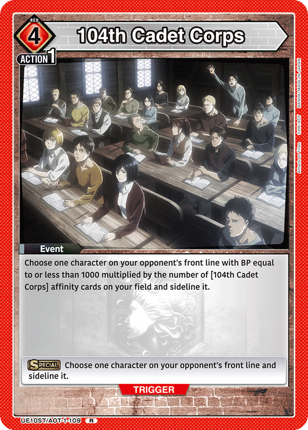 104th Cadet Corps UE10ST/AOT-1-109