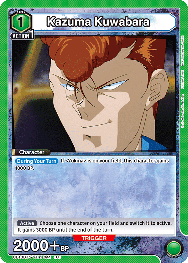 Kazuma Kuwabara UE13BT/YYH-1-041