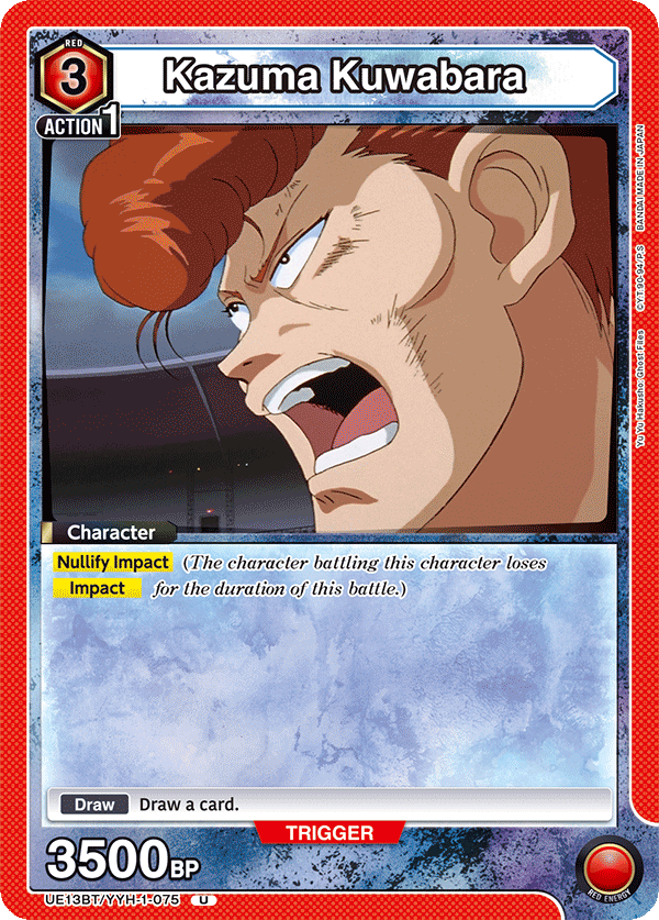 Kazuma Kuwabara UE13BT/YYH-1-075