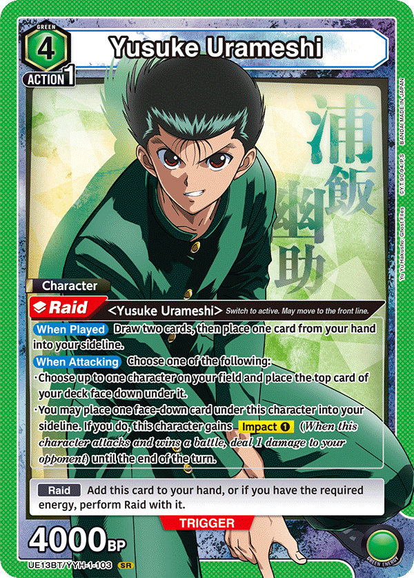 Yusuke Urameshi UE13BT/YYH-1-103