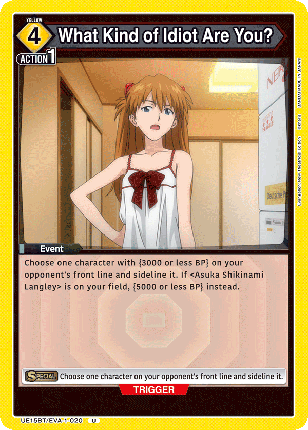 What Kind of Idiot Are You? UE15BT/EVA-1-020