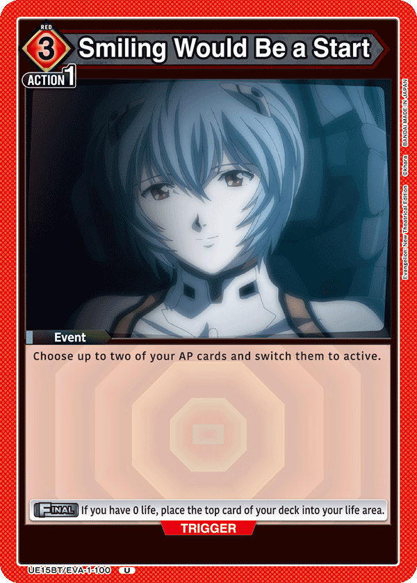 Smiling Would Be a Start UE15BT/EVA-1-100