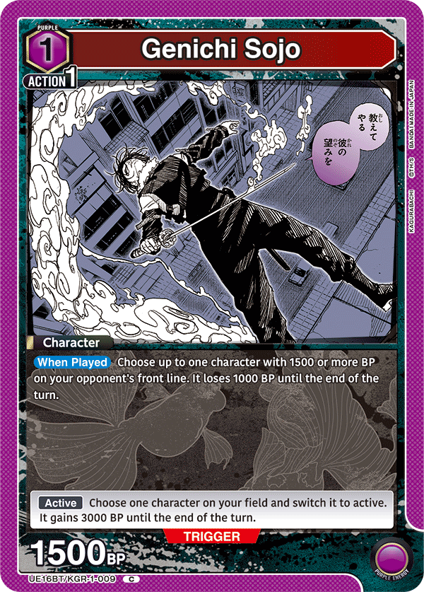 Genichi Sojo UE16BT/KGR-1-009