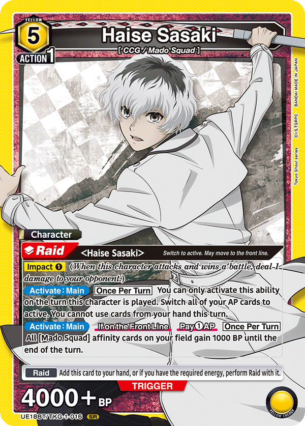 Haise Sasaki UE18BT/TKG-1-016