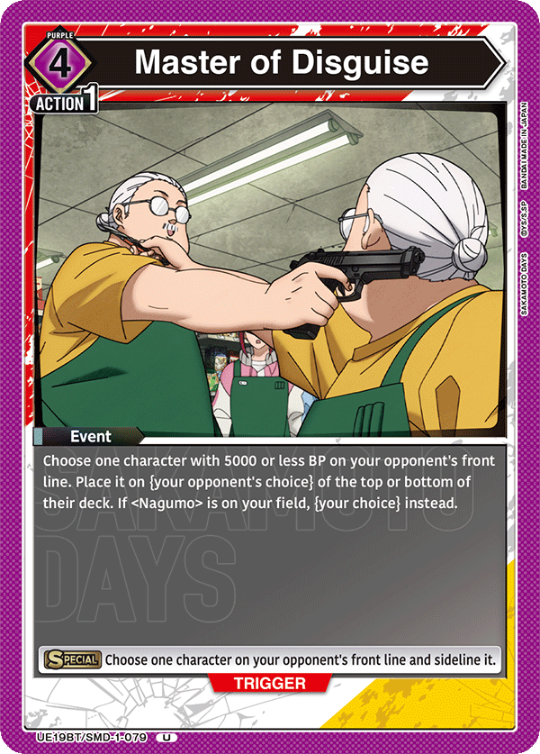 Master of Disguise UE19BT/SMD-1-079