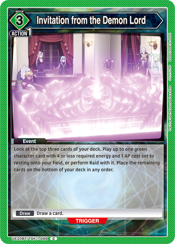 Invitation from the Demon Lord UE20BT/TSK-1-099