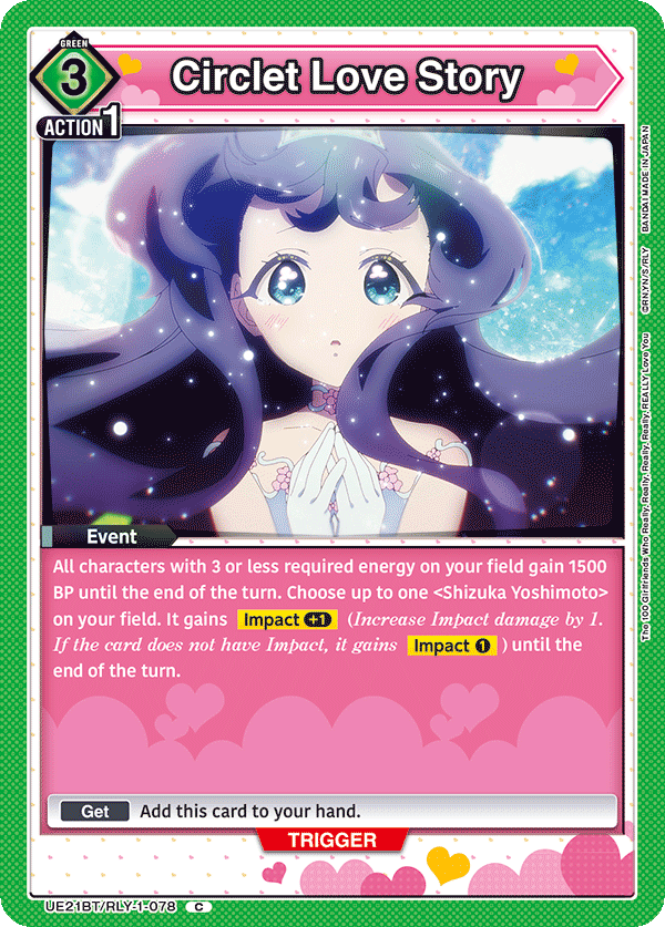 Circlet Love Story UE21BT/RLY-1-078