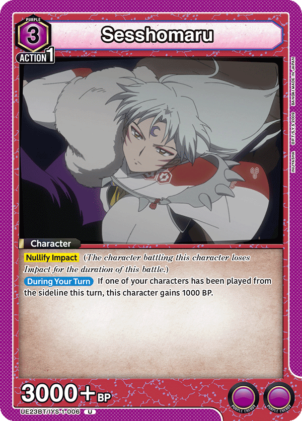Sesshomaru UE23BT/IYS-1-006