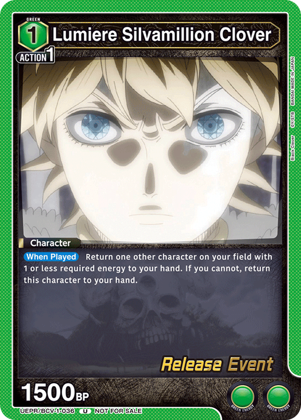 Lumiere Silvamillion Clover UEPR/BCV-1-036