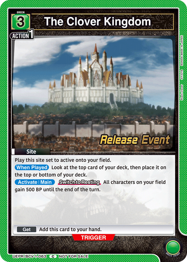 The Clover Kingdom UEPR/BCV-1-063