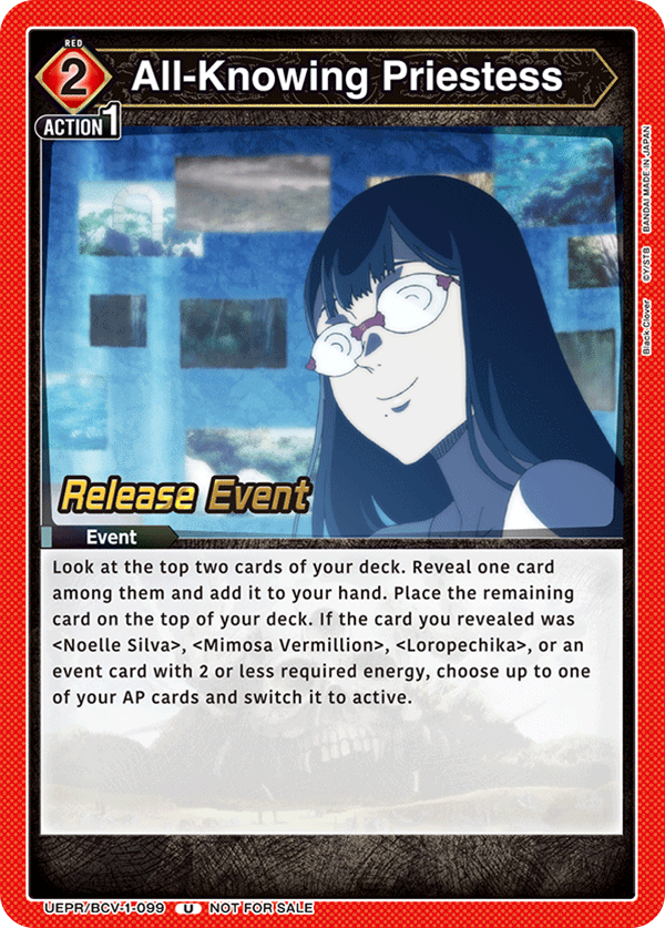 All-Knowing Priestess UEPR/BCV-1-099