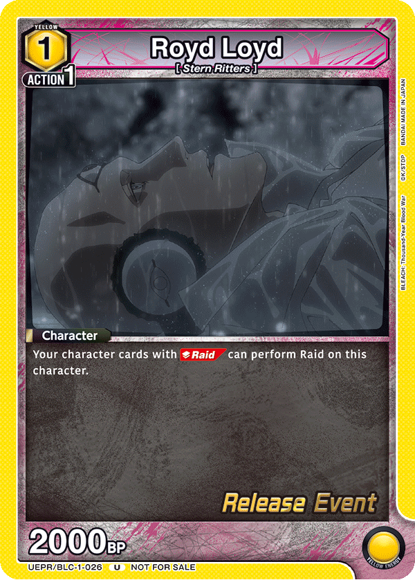 Royd Loyd UEPR/BLC-1-026