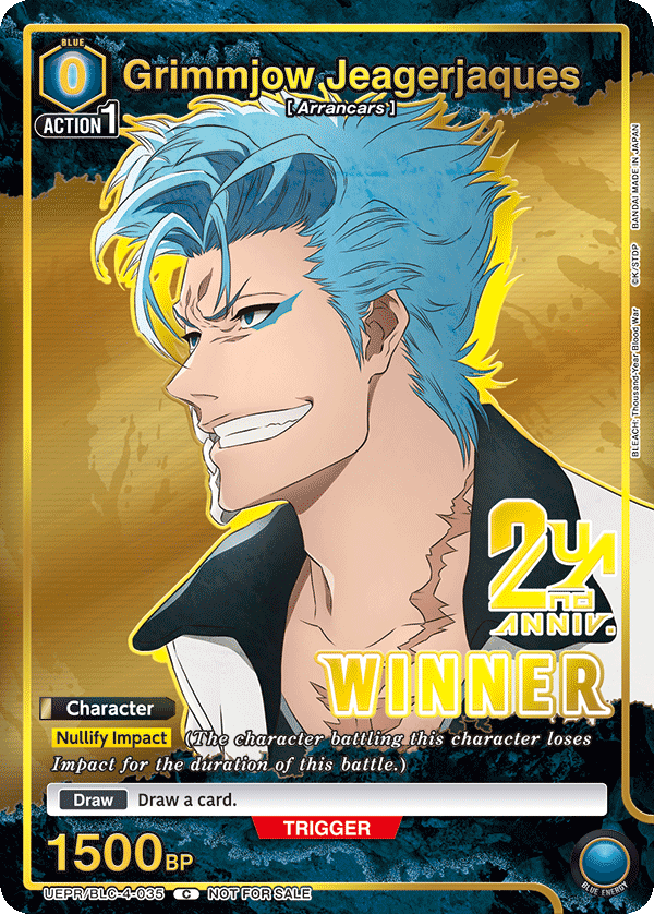 Grimmjow Jeagerjaques UEPR/BLC-4-035