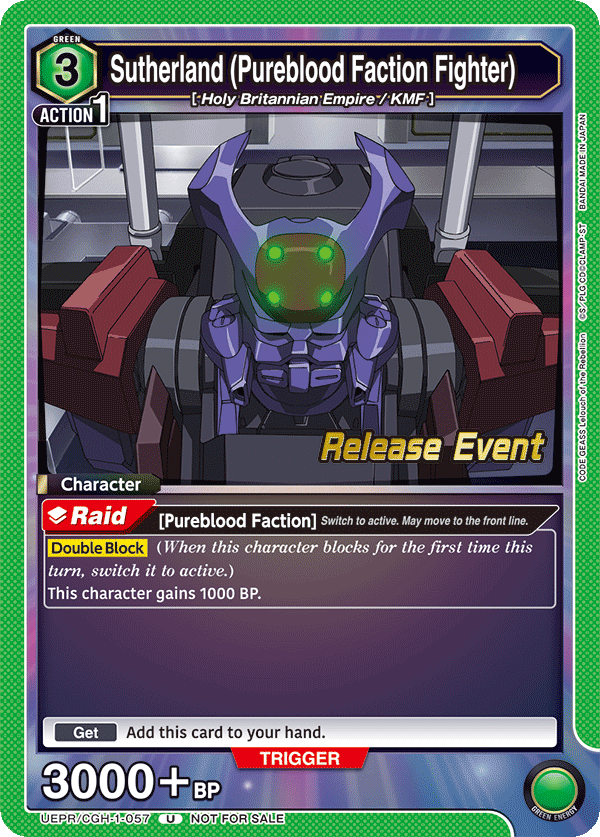 Sutherland (Pureblood Faction Fighter) UEPR/CGH-1-057