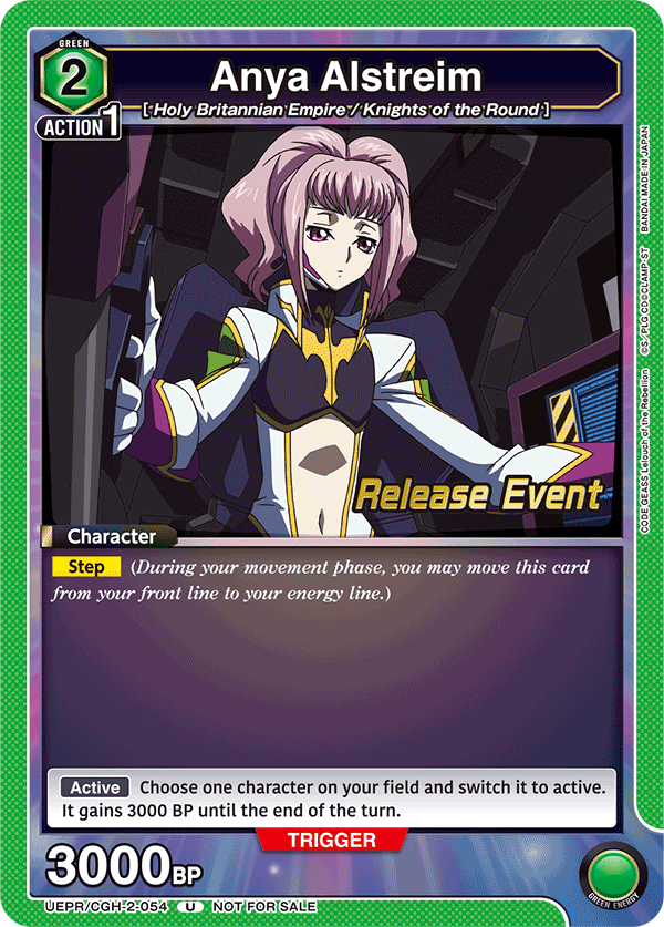 Anya Alstreim UEPR/CGH-2-054