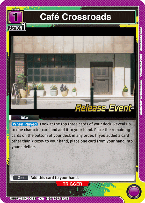 Café Crossroads UEPR/CSM-1-033