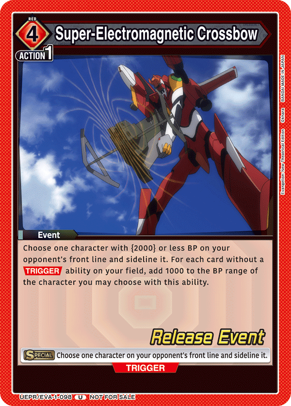 Super-Electromagnetic Crossbow UEPR/EVA-1-098