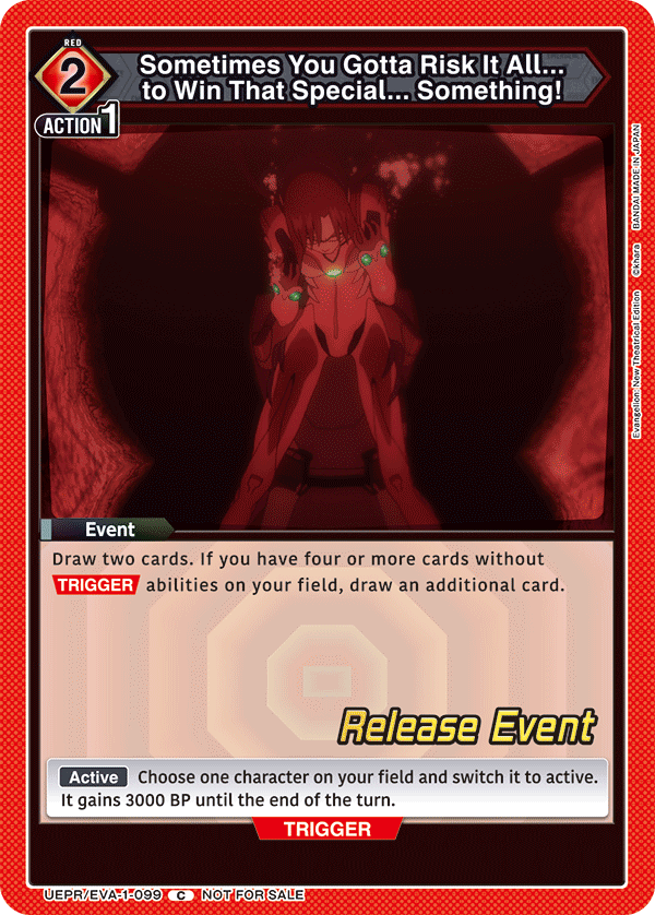 Sometimes You Gotta Risk It All... to Win That Special... Something! UEPR/EVA-1-099