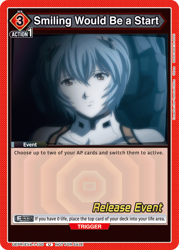 Smiling Would Be a Start UEPR/EVA-1-100