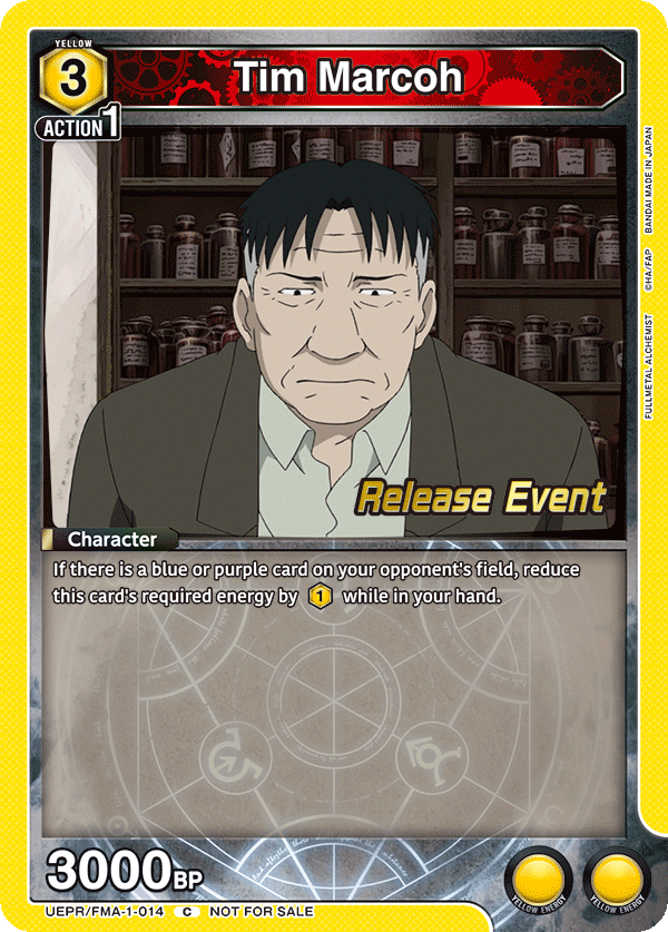 Tim Marcoh UEPR/FMA-1-014