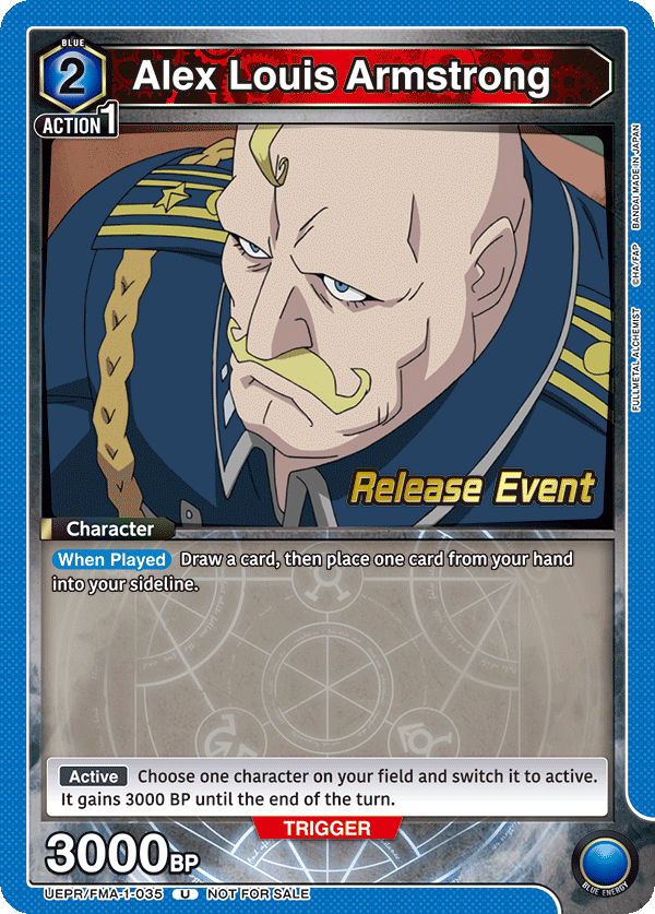 Alex Louis Armstrong UEPR/FMA-1-035