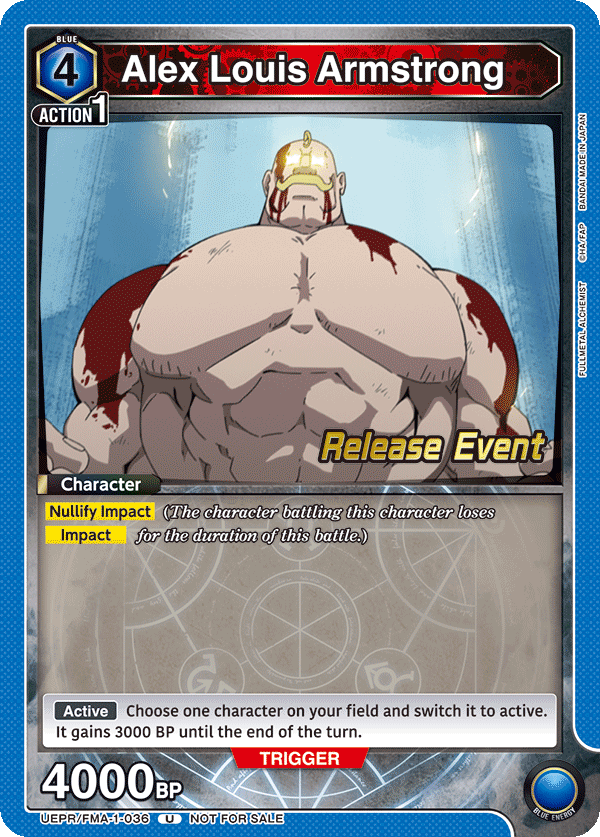 Alex Louis Armstrong UEPR/FMA-1-036