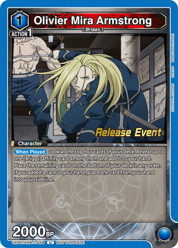 Olivier Mira Armstrong UEPR/FMA-1-058