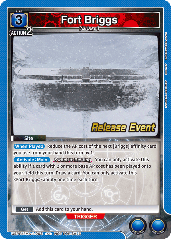 Fort Briggs UEPR/FMA-1-063